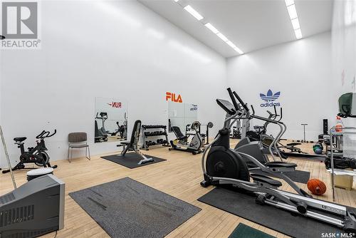 104F 1121 Mckercher Drive, Saskatoon, SK - Indoor Photo Showing Gym Room