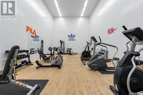 104F 1121 Mckercher Drive, Saskatoon, SK - Indoor Photo Showing Gym Room