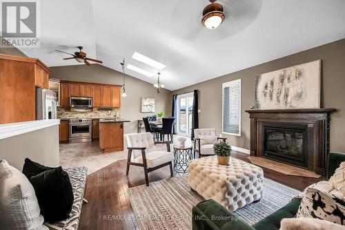 29 Lakeview Lane, Haldimand, ON - Indoor Photo Showing Living Room With Fireplace