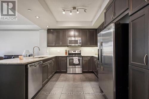 1210 - 330 Ridout Street N, London, ON - Indoor Photo Showing Kitchen With Upgraded Kitchen