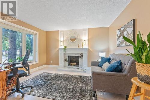 3175 Patrick Crescent, Mississauga, ON - Indoor Photo Showing Living Room With Fireplace