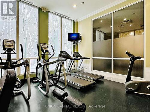 2209 - 7 Lorraine Drive, Toronto, ON - Indoor Photo Showing Gym Room