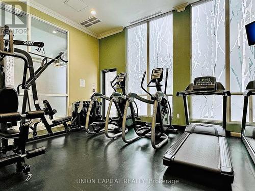 2209 - 7 Lorraine Drive, Toronto, ON - Indoor Photo Showing Gym Room