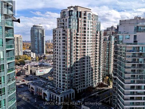 2209 - 7 Lorraine Drive, Toronto, ON - Outdoor With Balcony With Facade