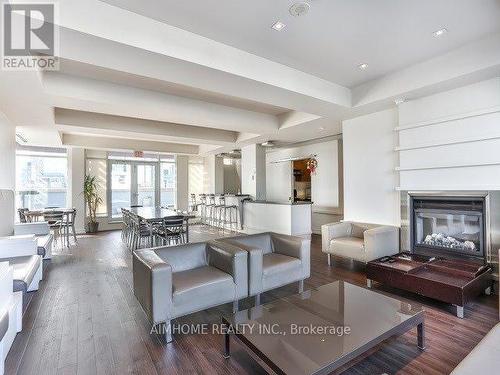 1801 - 230 King Street E, Toronto, ON - Indoor Photo Showing Living Room With Fireplace