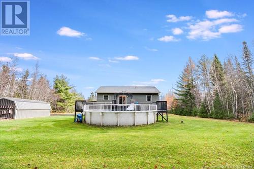 21 Katie Avenue, Douglas, NB - Outdoor With Above Ground Pool With Backyard