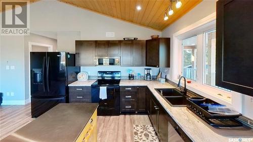 4 Panther Parkway, Candle Lake, SK - Indoor Photo Showing Kitchen With Double Sink