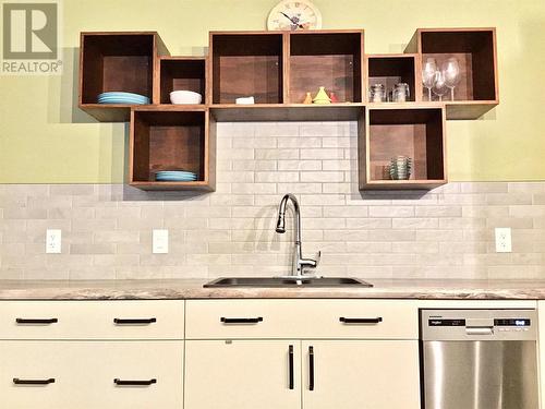 1151 Gerry Sorensen Way Unit# 317, Kimberley, BC - Indoor Photo Showing Kitchen With Double Sink