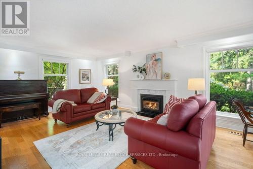 250 Dalewood Drive, Oakville, ON - Indoor Photo Showing Living Room With Fireplace