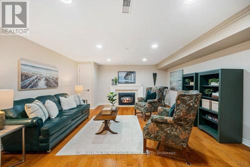 250 Dalewood Drive, Oakville, ON - Indoor Photo Showing Living Room With Fireplace