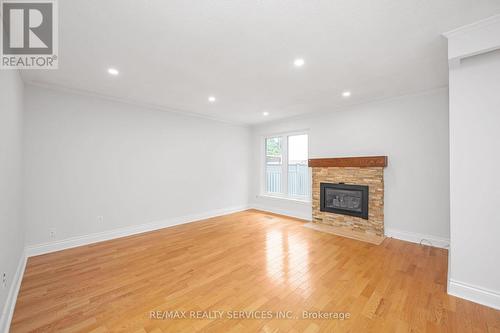 738 Briar Crescent, Milton, ON - Indoor Photo Showing Living Room With Fireplace