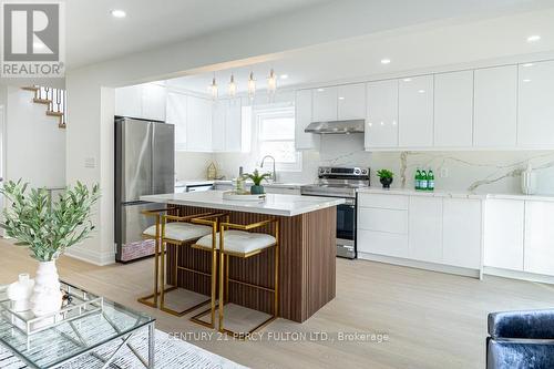 22 Reidmount Avenue, Toronto, ON - Indoor Photo Showing Kitchen With Stainless Steel Kitchen With Upgraded Kitchen