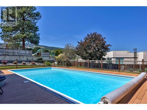 841 Gleneagles Drive, Kamloops, BC - Outdoor With In Ground Pool With Deck Patio Veranda With Backyard