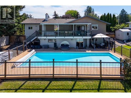 841 Gleneagles Drive, Kamloops, BC - Outdoor With In Ground Pool With Deck Patio Veranda