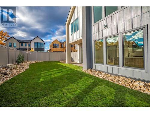 Your professionally landscaped, private  Backyard - 907 Bull Crescent Lot# 91, Kelowna, BC - Outdoor