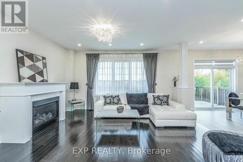 57 Valleybrook Crescent, Caledon, ON - Indoor Photo Showing Living Room With Fireplace