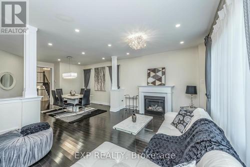 57 Valleybrook Crescent, Caledon, ON - Indoor Photo Showing Living Room With Fireplace