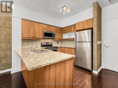 1404 - 55 East Liberty Street, Toronto, ON - Indoor Photo Showing Kitchen With Double Sink