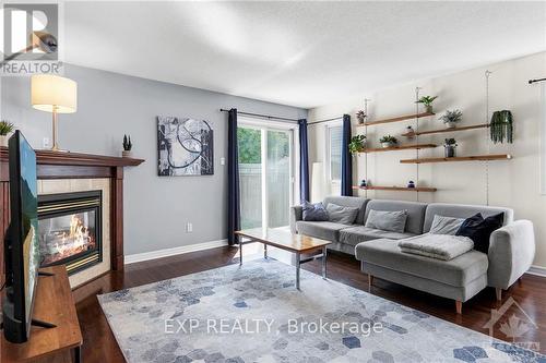 114 Echowoods Avenue, Ottawa, ON - Indoor Photo Showing Living Room With Fireplace