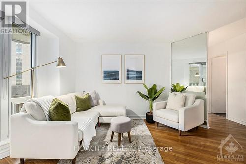 604 - 1380 Prince Of Wales Drive, Ottawa, ON - Indoor Photo Showing Living Room