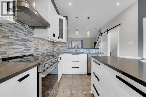 57 Willow Lane, Grimsby, ON - Indoor Photo Showing Kitchen With Upgraded Kitchen