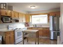 1458 Penticton Avenue Unit# 175, Penticton, BC  - Indoor Photo Showing Kitchen With Double Sink 