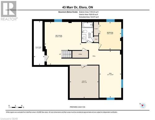 Floor plan - 43 Marr Drive, Elora, ON - Other