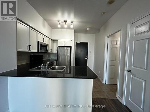 1805 - 388 Prince Of Wales Drive, Mississauga, ON - Indoor Photo Showing Kitchen With Stainless Steel Kitchen With Double Sink