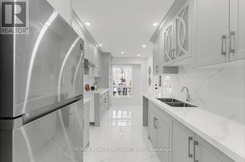 67 Winterfold Drive, Brampton, ON - Indoor Photo Showing Kitchen With Double Sink