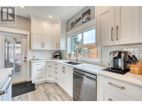 1715 Britton Road, Summerland, BC - Indoor Photo Showing Kitchen With Double Sink