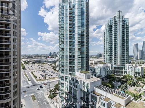 1906 - 3880 Duke Of York Boulevard, Mississauga, ON - Outdoor With Facade