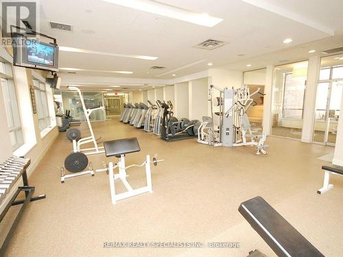 1906 - 3880 Duke Of York Boulevard, Mississauga, ON - Indoor Photo Showing Gym Room