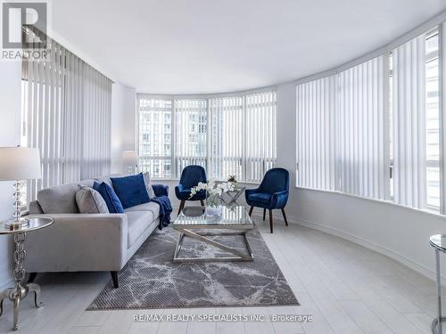 1906 - 3880 Duke Of York Boulevard, Mississauga, ON - Indoor Photo Showing Living Room