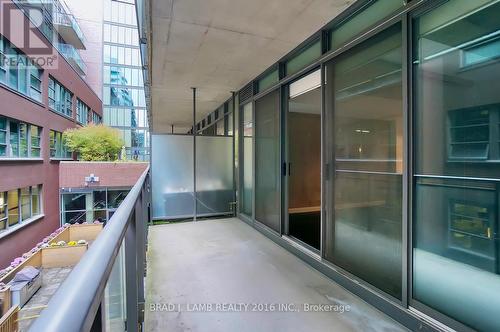 213 - 90 Broadview Avenue, Toronto, ON - Outdoor With Balcony With Exterior