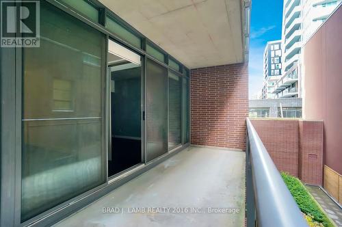 213 - 90 Broadview Avenue, Toronto, ON - Outdoor With Balcony With Exterior