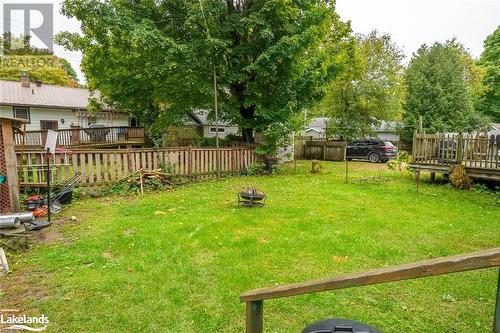 View of yard with a deck - 97 William Street, Parry Sound, ON - Outdoor With Backyard