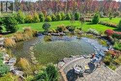 beautiful man made pond - 