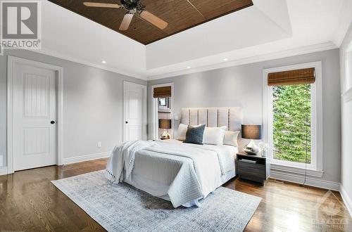 luxurious primary suite - 5844 Longhearth Way, Manotick, ON - Indoor Photo Showing Bedroom