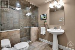 Lower level full bath - 