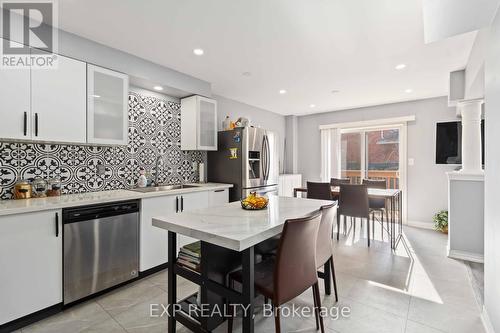 28 Wandering Trail Drive, Brampton, ON - Indoor Photo Showing Kitchen With Stainless Steel Kitchen With Upgraded Kitchen