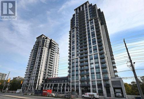 1907 - 202 Burnhamthorpe Road E, Mississauga, ON - Outdoor With Balcony With Facade