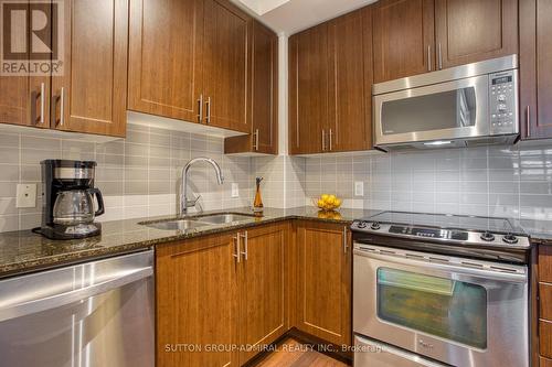 204 - 95 North Park Road, Vaughan, ON - Indoor Photo Showing Kitchen With Double Sink With Upgraded Kitchen