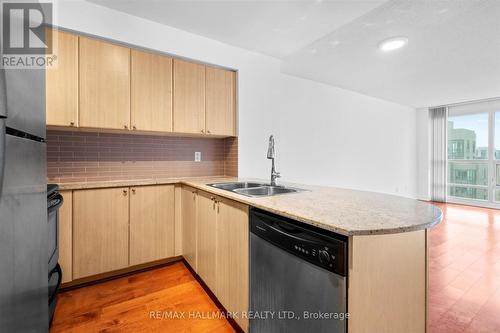 3011 - 763 Bay Street, Toronto, ON - Indoor Photo Showing Kitchen With Double Sink