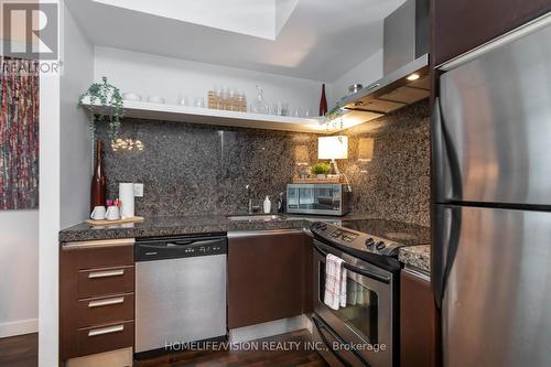 421 - 75 Portland Street, Toronto, ON - Indoor Photo Showing Kitchen With Stainless Steel Kitchen