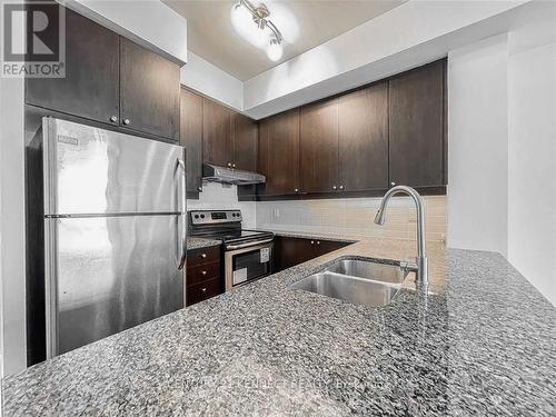 608 - 8130 Birchmount Road, Markham, ON - Indoor Photo Showing Kitchen With Double Sink With Upgraded Kitchen