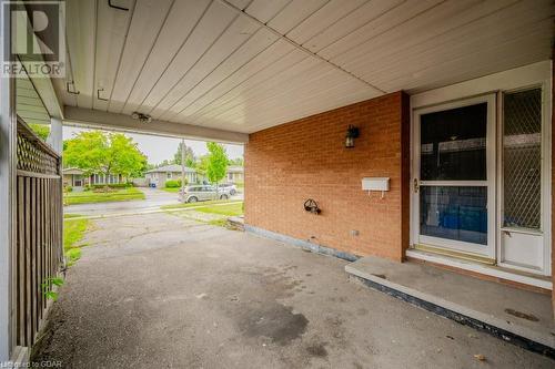 View of patio / terrace - 46 Appalachian Crescent, Kitchener, ON - Outdoor With Exterior