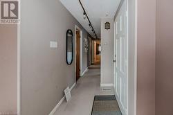 Corridor with rail lighting - 