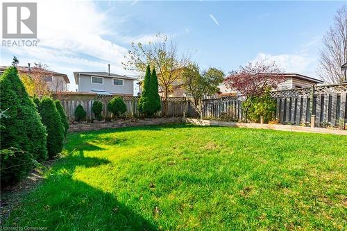 View of yard - 46 Mark Place, Hamilton, ON 