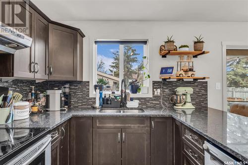 366 Wedge Road, Saskatoon, SK - Indoor Photo Showing Kitchen With Double Sink With Upgraded Kitchen