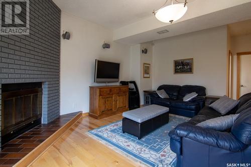 659 Candle Way, Saskatoon, SK - Indoor Photo Showing Living Room With Fireplace